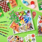 217 Pcs Sports Party Favors Bulk Sport School Stationery Gift Notebook Pencils