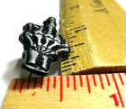 The Finger Pin Vintage Skeleton Hand Bone Collectible Old Biker Vest Hat Pinback