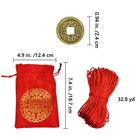 260 Pcs Chinese Lucky Coins Feng Shui Decorations For Good Fortune And Luck W   