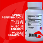 Creatine Monohydrate 1000 Mg - Bodybuild  Muscle Growth   Recovery - 60 Capsules