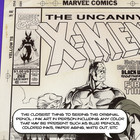 Uncanny X-men  268 Iconic Cover Art      Jim Lee 11 x17  Replica Original Art     