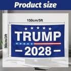 Trump 2028 Flag 3x5 Ft heavy-duty Maga Banner With 2 Brass Grommets trump Pos   