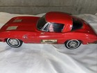 1963 Jim Beam Red Chevy Corvette Stingray Decanter Split Rear Window Empty 1987