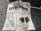  1978 Hasbro Lite-brite Toy Light Bright With Instructions 400  Pegs Templates 