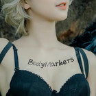 Temporary Tattoo Markers For Skin Drawing Pens 3 Body Markers  63 Colors-c