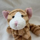 Russ Berrie Tabbies Cream Cat Plush 5  Kitten Beanie Luv Pets 23250 Vintage Rare