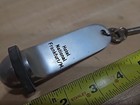 Vintage Hotel Key Fob National Frankfurt Germany Skeleton Key Metal 1950s 1960s