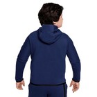 Nike Sportswear Tech Fleece Full Zip Hoodie Blue black Dd8755-410 Grade-school
