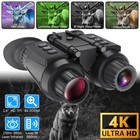 Nv8300 Infrared Night Vision Binoculars 4k 3d Head Mounted Goggles 8x Zoom Scope