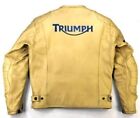 New Triumph Motorrad Racing Biker Leather Jacket  Motogp Biker Leather Jacket