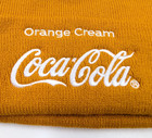 Coca-cola Orange Cream Promo Knit Stocking Hat Cap Beanie Nice Condition