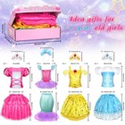 Princess Dress Up Clothes For Little Girl Gift Set  Princess Dress Up Toys Ro   