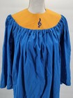 Vintage Murphy Robes Treble Clef Chorus Church Choir Robe Blue Yellow Trim 