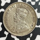 1917-c Newfoundland 25 Cents Lot t2407 Silver  Nice 