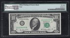 1977  10 Frn Federal Reserve Note    offset Printing Error    Pmg About Unc-58