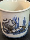 Vintage Seashell Mug Coffee Cup Shell Ocean Beach Stoneware Christmas Gift     
