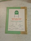 Vintage 1968 Quaker State Motor Oil Dealer Information Brochure 
