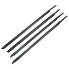 4pcs Weatherstrip Window Trim Seal Door Outside Belt Replacement