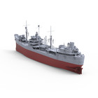 Ssc350120s 1 350  Military Model Uss Cimarron  ao-22  Auxiliary Ship Full Hull