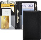 Black Server Books For Waitress waiter Book With Zipper Money Pocket cute Wai   