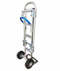 2-in-1 Aluminum Hand Truck Dolly Cart 770 Lb Moving Platform Trolley 10  Wheels
