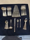 Vintage 1847 Rogers Bros Is Silverplate Flatware Set     43 Pieces