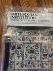 Smithsonian Institute Window Crewel Pillow By Mazaltov   s 14x14 Inches