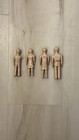 Vintage Collectible Renwal Hard Plastic Dollhouse Family Figures From 1940s  50s