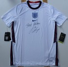 2021-22 Official England Home Shirt Signed By Jack Grealish - Everton   Coa