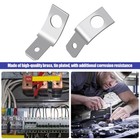 Quick Disconnect Spade Connectors  1 4  Male Tab  Mingqieven Silver