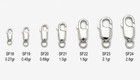 1pc Sterling Silver 925 Lobster Claw Clasp Made In Italy Wholesale All Sizes