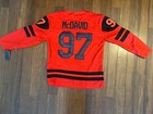 New Red Nike Team Canada Hockey Lrg Jersey Connor Mcdavid 2022 Bejing Olympics
