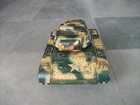 Vintage No  238 Battery Alps Trademark Litho Military Tank Tin Toy   Japan