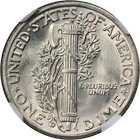 1944-d Mercury Dime Ngc Ms67 Fb Superb Eye Appeal Strong Strike