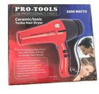 Ceramic Turbo Pro-2000 Hair Dryer Pro Tools New
