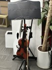 Donner Dms-v Metal Sheet Music Stand 52 17 Inch   Violin Holder Light Carry Bag