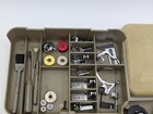 Vintage Necchi Supernova Sewing Machine Accessories Cams Feet W  Case - Italy