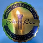 Hotel Columbus Miami   Eden Roc Yacht Club Miami Beach Fl Luggage Labels Vtg