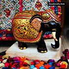 Carved Elephant Statue Figurine Decorative Art Sculpture Christmas Present Gift
