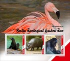 Berlin Zoological Garden Zoo Panda Flamingo Mnh Stamps 2024 Liberia M s   S s