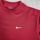 Nike Dri-fit Men   s Xl Red Long Sleeve Athletic Compression Shirt Swoosh