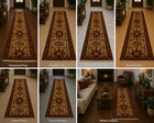 Natural Wool Old Orintal Rugs  Hand Woven knotted Size Approximately 2  5  X 10 