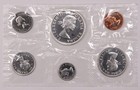 1963 Canada Proof-like Set  6 Coins  Gem Pl  Original Packaging  1 11 Oz Silver 