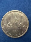 1965 Canada Silver Dollar Voyageur Dollar 80  Silver Queen Elizabeth Ii Coin