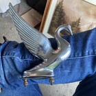 Chrome Classic Swan Hood Ornament T48