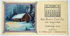 1934 Erie Burial Case Company Walker Gebhardt Pennsylvania Advertising Blotter 4