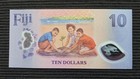 Fiji  10 Dollars 2026 First Prefix Aa Unc Polymer Banknote - Brand New 
