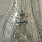 Vtg French 4-chamber Glass Decanter  mcm Fait Main  Complete With 4 Og Stoppers