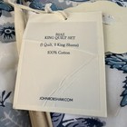 John Robshaw King Quilt   2 King Shams Riaz New Blue Floral