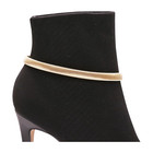 Women Gold Metal Boot Chain Bracelet Shoe Anklet Elastic Band Charm Classic Set